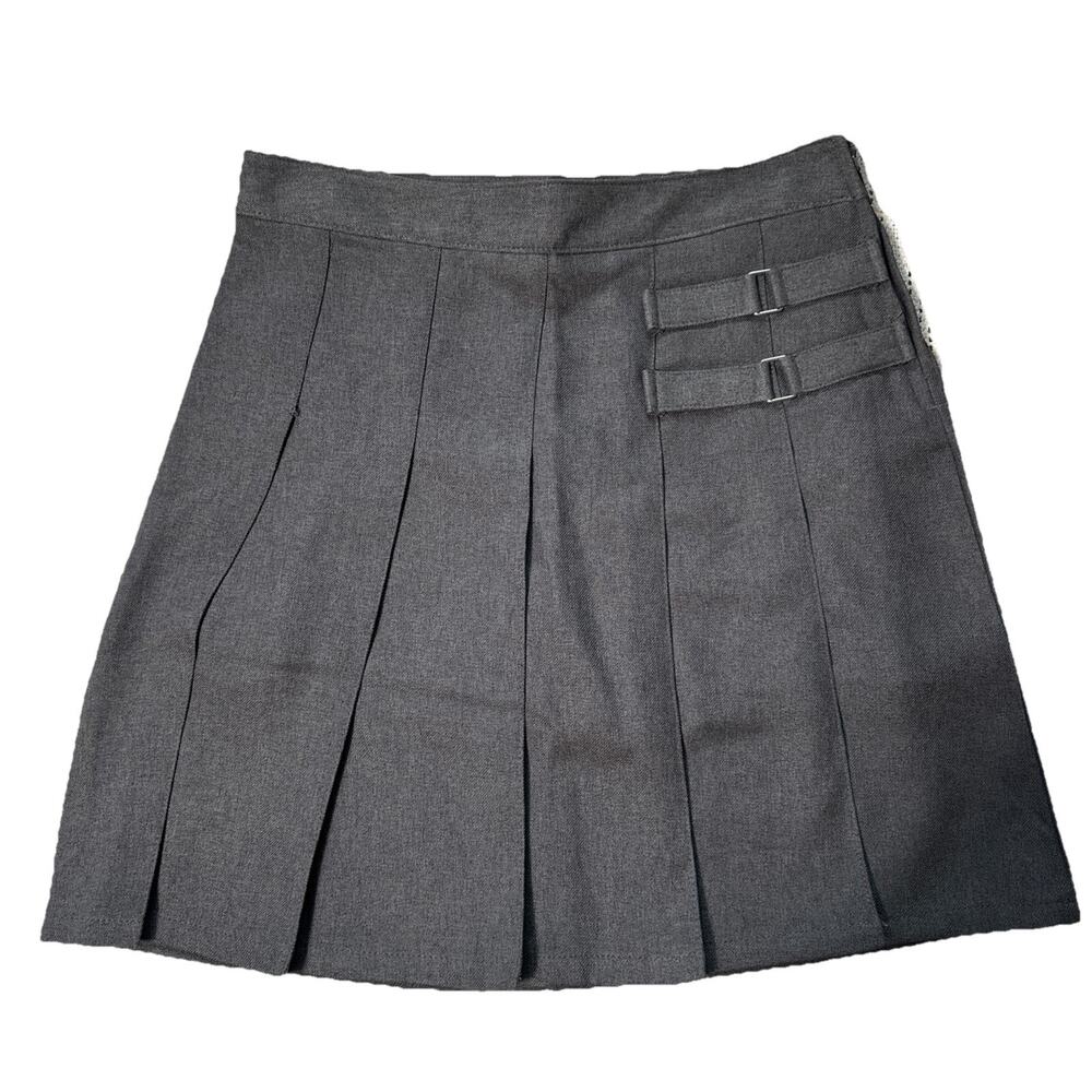 French Toast 2-Tab Scooter GirlSize Gray School Uniform Size 14